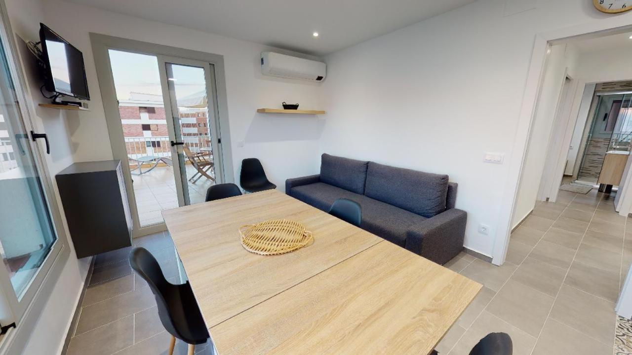 Atico Con Vista Mar. 50 M De La Playa - Casa Nova 13 Apartment Roses Exterior photo